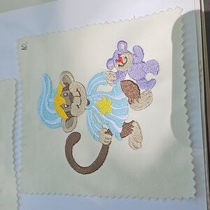 Handmade machine embroidery monkey patch